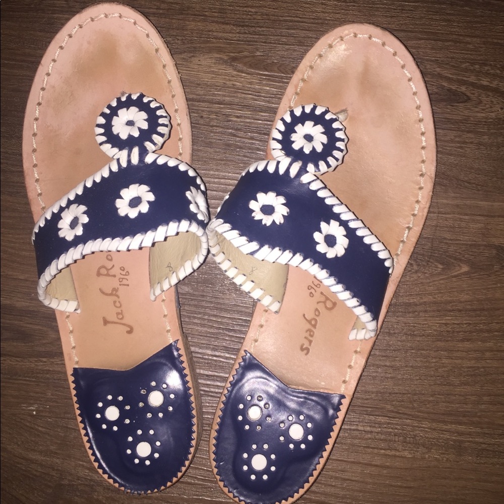 NAVY AND WHITE JACK ROGERS